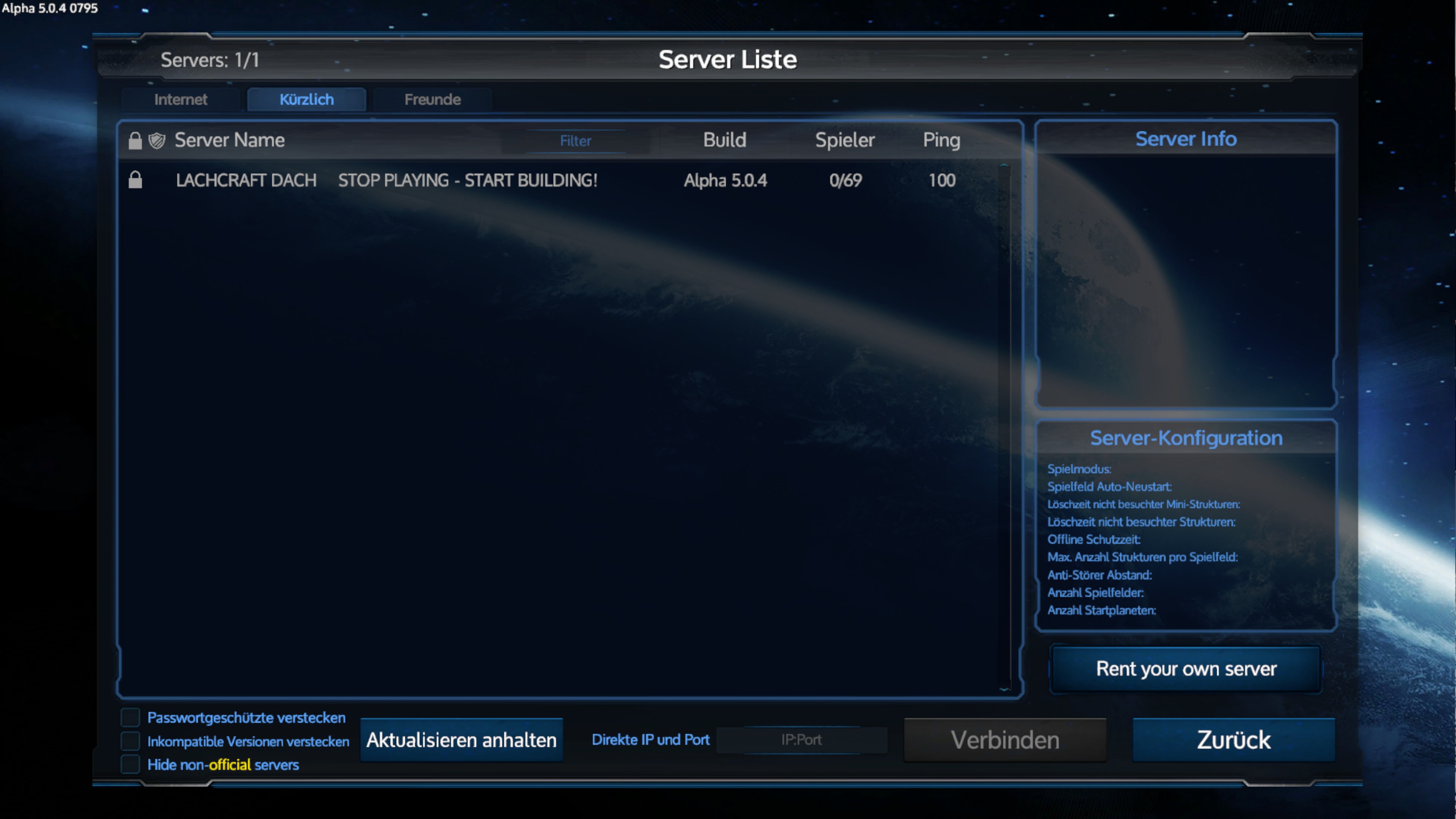 Empyrion Neuer Server, alte Daten LachCraft